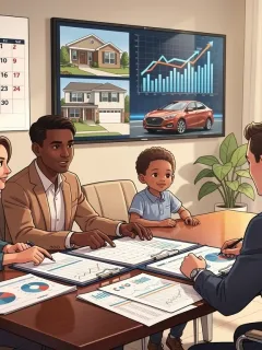 Family discussing estate planning with financial advisor in 2026
