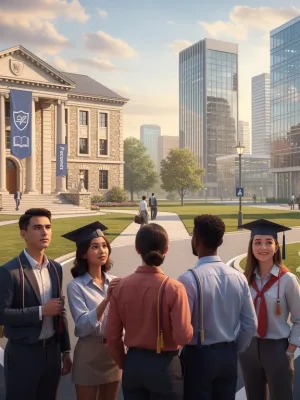 Graduates at a crossroads: university vs. corporate career path