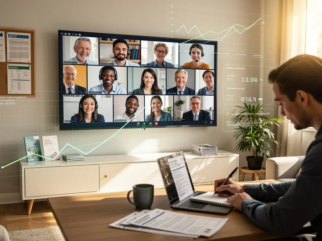 Individuals participating in a virtual job search assistance program for 2026 unemployment