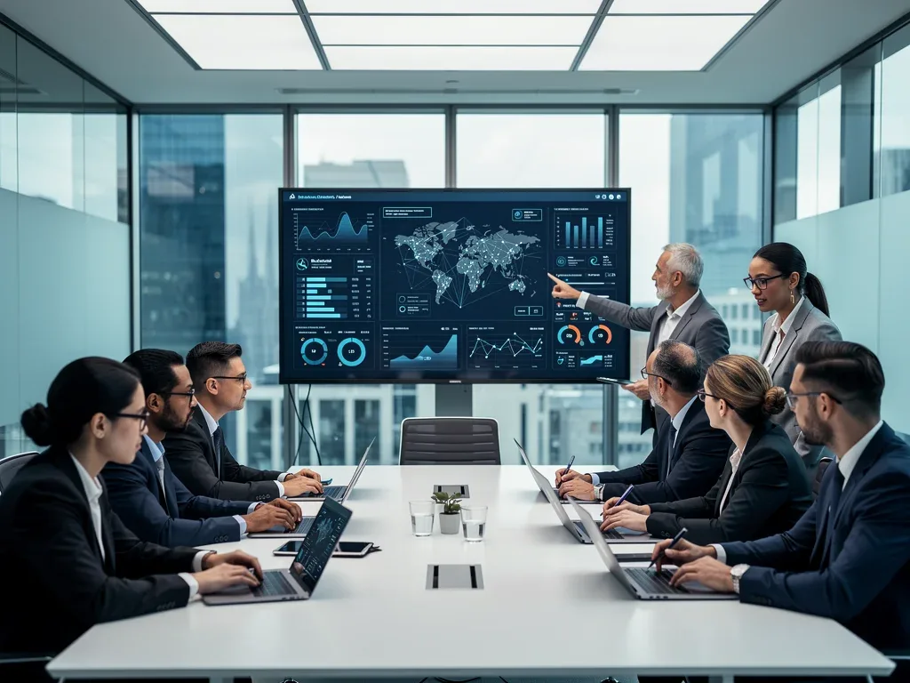 Professionals collaborating on cybersecurity strategies to prevent data breaches.