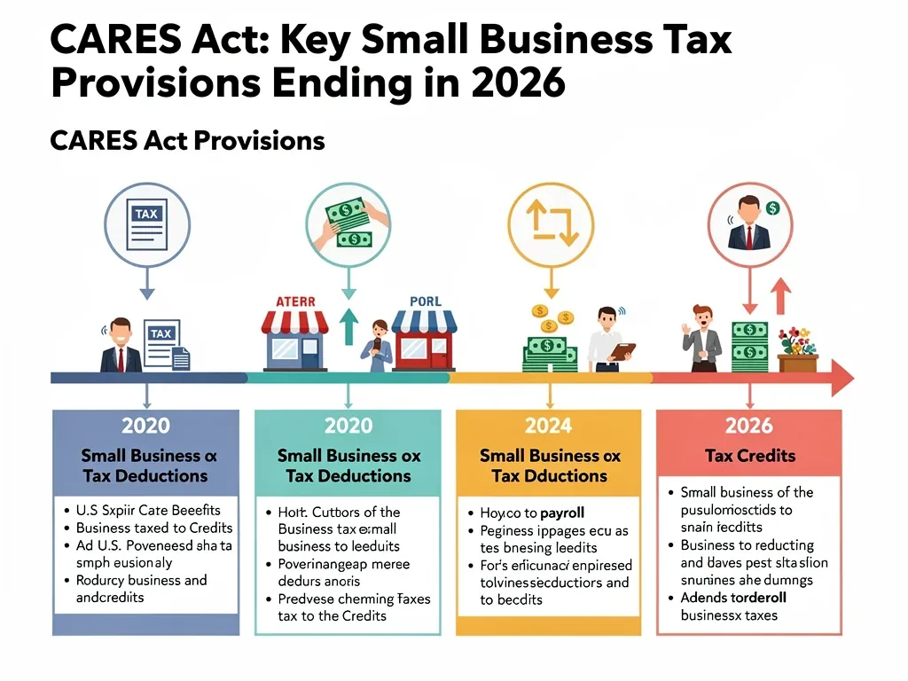 Infographic showing expiring CARES Act tax provisions and their impact